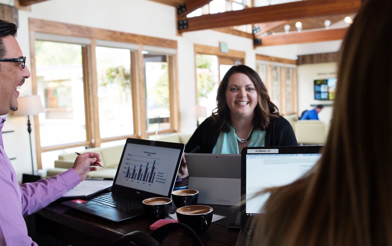 Business meeting at Tehaleh.