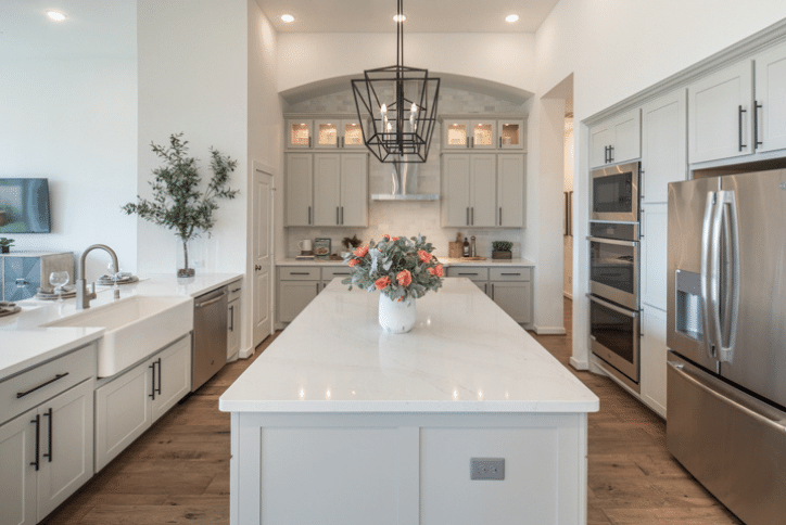 White Kitchen Designs in Katy Texas